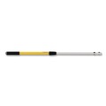 Squeegees | Rubbermaid Commercial HYGEN FGQ74500YL00 20 in. to 40 in. HYGEN Quick-Connect Extension Handle - Yellow/Black image number 1