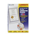 Sheet Protectors | C-Line 65187 9.13 in. x 11.5 in. 12 mil Quick Cover Gloss Laminating Pockets - Clear (25/Box) image number 0
