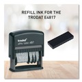 Stamps & Stamp Supplies | Trodat P4817BK 0.38 in. x 2 in. Printy Replacement Pad for Trodat Self-Inking Stamps - Black image number 3