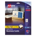 Labels | Avery 08876 2 in. x 3.5 in. True Print Clean Edge Business Cards for Inkjet Printers - Ivory (200 Cards, 10 Cards/Sheet, 20 Sheets/Pack) image number 0