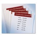 Sheet Protectors | Avery 72269 Corner Lock 9.5 in. x 11.75 in. Three-Hole Punched Plastic Sleeves - Clear (4/Pack) image number 3