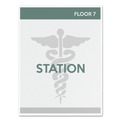 Office Presentation Supplies | Deflecto 588601 8.5 in. x 11 in. Insert Superior Image Cubicle Sign Holder - Clear image number 2