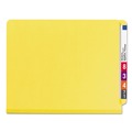 Just Launched | Smead 26789 End Tab Pressboard Classification Folders with Six SafeSHIELD Fasteners - Letter, Yellow (10/Box) image number 1