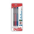 Erasers & Correction Supplies | Pentel ZE21BP3-K6 Clic Eraser Grip Eraser For Pencil Marks - White Eraser/Random Assorted Barrel Color (3/Pack) image number 0