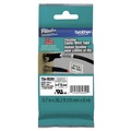 Labels | Brother P-Touch TZEFX241 0.7 in. x 26.2 ft. TZe Flexible Tape Cartridge for P-Touch Labelers - Black on White image number 0