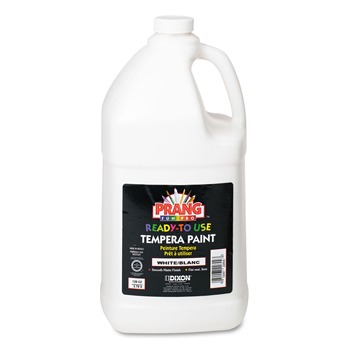 ARTS AND CRAFTS | Prang X22809 1 Gallon Bottle Ready-to-Use Tempera Paint - White