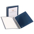 Binders | Avery 15766 3 Rings 0.5 in. Capacity Flexi-View 11 in. x 8.5 in. Binder with Round Rings - Navy Blue image number 1