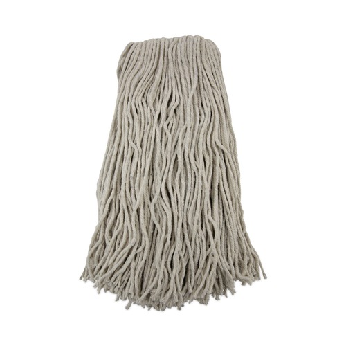 Labor Day Sale | Boardwalk BWK2032CEA No. 32 Cotton Cut-End Wet Mop Head - White image number 0