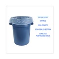 Trash Bags | Boardwalk V8647ENKR01 43 in. x 47 in. 56 gal. 19 Microns High-Density Can Liners - Natural (150/Carton) image number 6