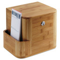 Office Filing Cabinets & Shelves | Safco 4237NA 10 x 8 x 14 Bamboo Suggestion Boxes - Natural image number 0