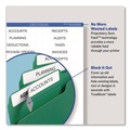 Labels | Avery 75366 0.66 in. x 3.44 in. Permanent TrueBlock File Folder Labels with Sure Feed Technology - White (1800/Box) image number 2