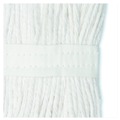Just Launched | Boardwalk BWK224CCT 24 oz. Cotton Premium Cut-End Wet Mop Heads - White (12/Carton) image number 3