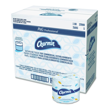 TOILET PAPER | Charmin 71693 Individually Wrapped Commercial Bathroom Tissue (75/Carton)