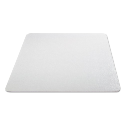 Office Chair Mats | Alera CM2E442FALEPL 46 x 60 All Day Use Non-Studded Chair Mat for Hard Floors - Clear image number 0