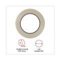 Tapes | Universal UNV30018 3 in. Core 18 mm. x 54.8 m. #120 Utility Grade Filament Tape - Clear (1-Roll) image number 4