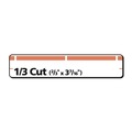 Dividers & Tabs | Avery 05166 TrueBlock 0.66 in. x 3.44 in. Permanent File Folder Labels with Sure Feed Technology - White (30/Sheet, 25 Sheets/Pack) image number 1