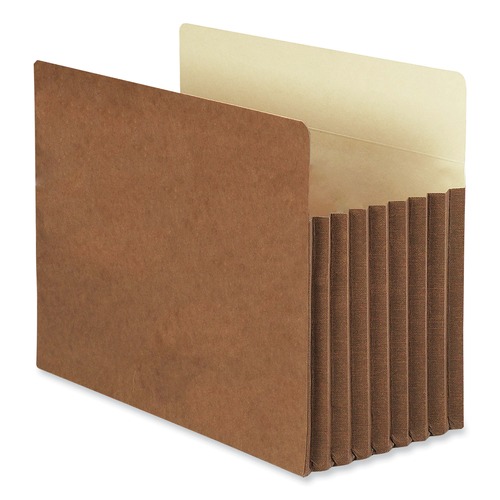 File Jackets & Sleeves | Smead 73395 7 in. Expansion Redrope Tuff Pocket Drop-Front File Pockets with Fully Lined Gussets - Letter, Redrope (5/Box) image number 0