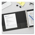 Just Launched | Universal UNV20701 0.5 in. Capacity 11 in. x 8.5 in. 3 Slant D-Rings View Binder - Black image number 10