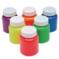 Arts & Crafts Supplies | Cra-Z-Art 106466 2 oz Neon Washable Kids' Paint - Assorted Neon Colors (6/Set) image number 5
