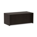 Office Desks & Workstations | Alera ALEVA217236ES 71 in. x 35.5 in. x 29.63 in. Valencia Series Straight Front Desk Shell - Espresso image number 2