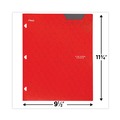 File Folders | Five Star 38049 11 in. x 8.5 in. Two-Pocket Stay-Put Plastic Folder - Assorted (4/Pack) image number 8
