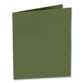 File Folders | Oxford 5049560 100-Sheet Capacity 8.5 in. x 11 in. Two-Pocket Laminated Folder - Metallic Green (25/Box) image number 3