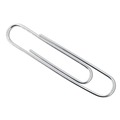Just Launched | ACCO A7072525A Jumbo Smooth Recycled Paper Clips - Silver (1000/Pack) image number 1