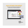 Labels | Avery 61513 Surface Safe 8 in. x 8 in. Inkjet/Laser Printers Removable Label Safety Signs - White (15/Pack) image number 4