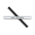 Labels | C-Line 87805 6 in. x 0.5 in. Side Load Clear Magnetic Label Holders (10/Pack) image number 3