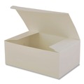 Food Trays, Containers, and Lids | SCT SCH 2717 7 in. x 4.5 in. x 2.75 in. Paper Carryout Boxes - White (500/Carton) image number 2