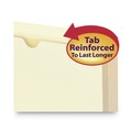 File Jackets & Sleeves | Smead 75607 Straight Tab 100% Recycled Top Tab File Jackets - Legal, Manila (50/Box) image number 3