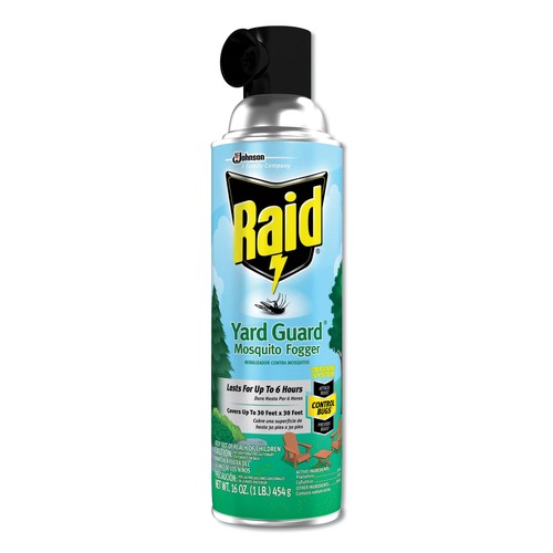 Cleaning & Janitorial Supplies | Raid 377977 Yard Guard 16 oz. Aerosol Spray Fogger (12/Carton) image number 0