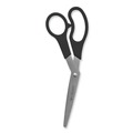 Arts & Crafts Supplies | Westcott 13402 8 in. Long 3.5 in. Cut Length Value Line Stainless Steel Shears Value Pack - Crane-Style Black Handle (3/Pack) image number 2