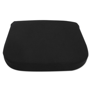 Alera ALECGC511 16.5 in. x 15.75 in. x 2.75 in. Cooling Gel Memory Foam Seat Cushion with Non-Slip Cover - Black