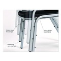 Office Chairs | Iceberg 64111 Rough n Ready 17.5 in. Seat Height Supports Up to 500 lbs. Stack Chair - Black Seat/Back/Base (4/Carton) image number 5