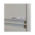 Labels | C-Line 87207 0.5 in. x 6 in. HOL-DEX Side Load Magnetic Shelf/Bin Label Holders - Clear (10/Box) image number 3