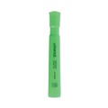 Highlighters | Universal UNV08862 Chisel Tip Fluorescent Green Ink Green Barrel Desk Highlighters (1 Dozen) image number 5
