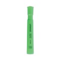 Highlighters | Universal UNV08862 Chisel Tip Fluorescent Green Ink Green Barrel Desk Highlighters (1 Dozen) image number 0