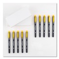 Back to School Sale | Tombow Mono 56410 Bullet/Chisel Tip Highlighters - Golden Yellow Barrel/Golden Yellow Ink (10/Box) image number 3