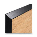 Bulletin Boards | MasterVision SF0722581012 36 in. x 24 in. Natural Cork Bulletin Board - Tan Surface/Black Wood Frame image number 4