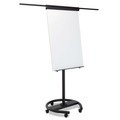 Easels | MasterVision EA4806156 27 in. x 41 in. 360 Multi-Use Mobile Magnetic Dry Erase Easel - Black Frame image number 0