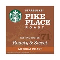 Coffee | Starbucks 12411946 1 lb Bag Whole Bean Coffee - Pike Place Roast (6/Carton) image number 5