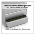 Office Filing Cabinets & Shelves | Alera 25506 42 in. x 18.63 in. x 40.25 in. 3 Legal/Letter/A4/A5 Size Lateral File Drawers - Light Gray image number 6