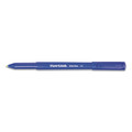 Pens | Paper Mate 3311131C 1 mm Write Bros. Medium Ballpoint Stick Pen - Blue Ink/Blue Barrel (1-Dozen) image number 2