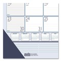 Bulletin Boards | House of Doolittle 1516 18.5 in. x 13 in. 12-Month (Jan to Dec) 2026 Recycled Contempo Desk Pad Calendar - White/Blue Sheets/Blue Binding/Corner image number 1