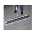  | Boardwalk BWK1648 48 in. x 5 in. Disposable Cotton/Synthetic Fiber Mop Head - White image number 5