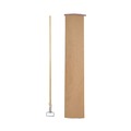 Mops | Boardwalk BWK609 60 in. Wood Spring Grip Metal Head Mop Handle for Most Mop Heads - Natural image number 2