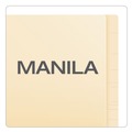 File Folders | Pendaflex H10U13 2-Ply Tabs 0.75 in. Expansion 2 Fasteners Letter Size End Tab Expanding Fastener Folders - Manila Exterior (50/Box) image number 4