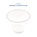 Cups and Lids | Boardwalk BWKPET9SPK 9 oz. Plastic PET Cups - Clear (50/Pack) image number 5