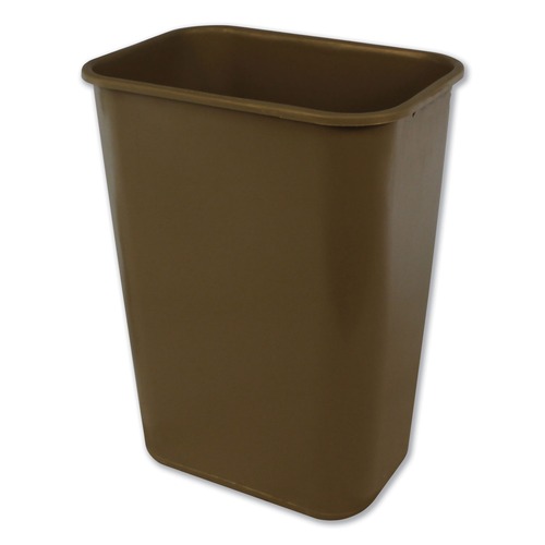 Trash Cans | Impact 7703-15 41-Quart Polyethylene Soft-Sided Wastebasket - Beige image number 0